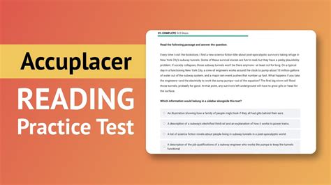 is the accuplacer reading test hard|accuplacer test scores to pass.